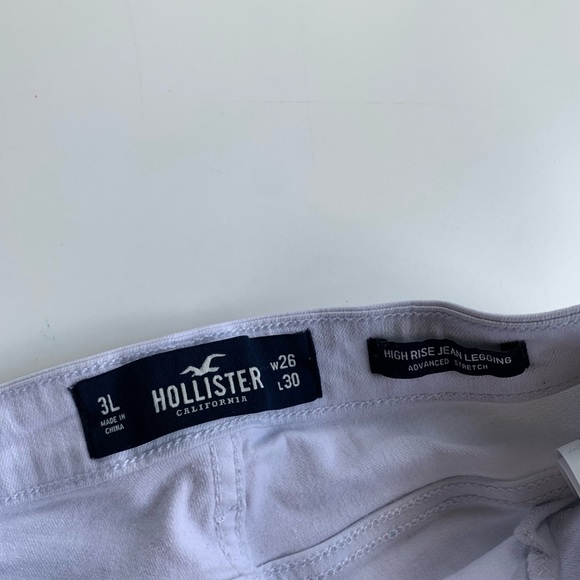 White Hollister High Rise Jegging - Picture 4 of 5
